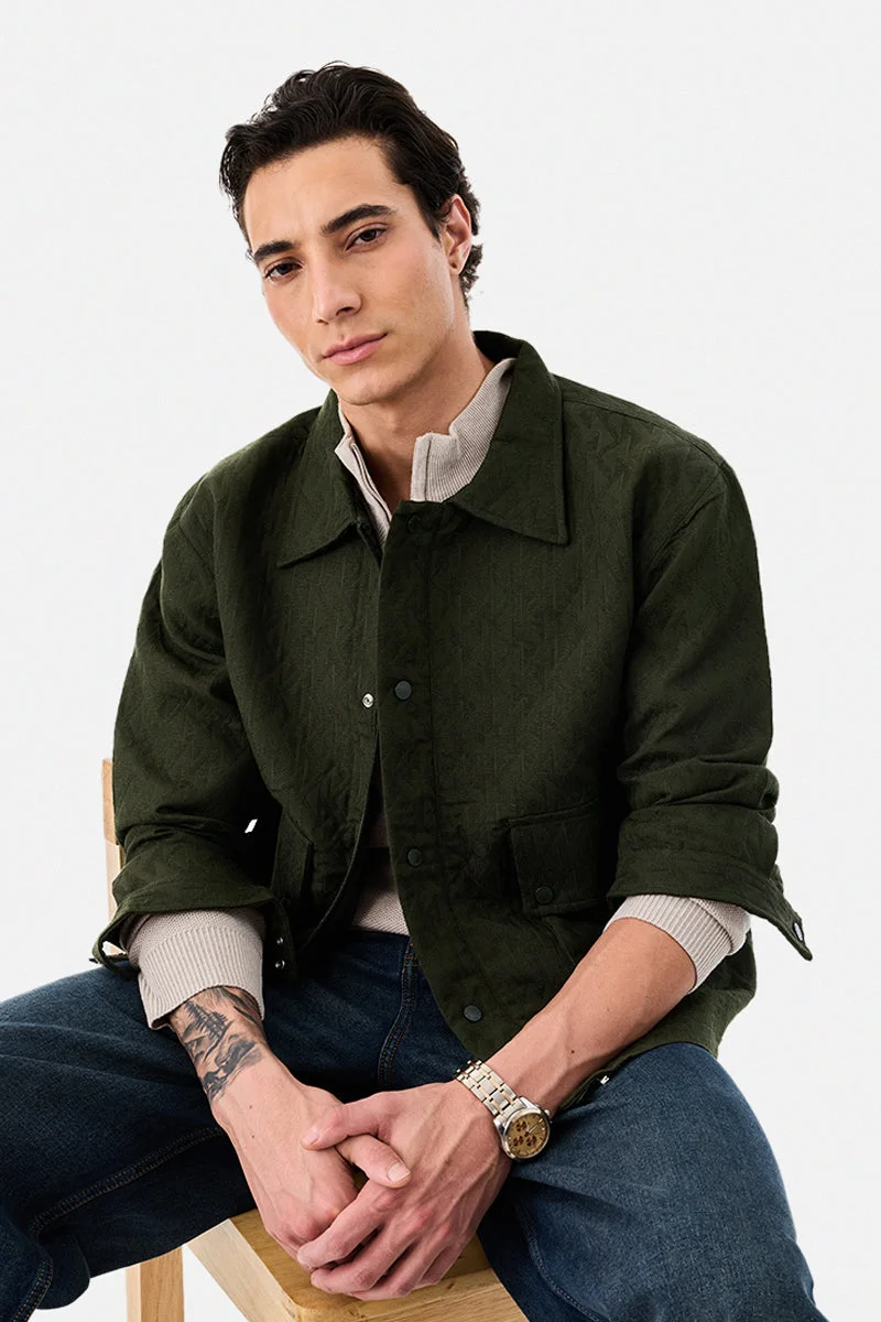 SNITCH Double Pocket Snap Button Zipper Jacket